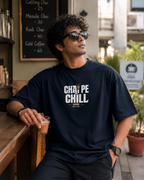 Chai Pe Chill Oversized Graphic T-Shirt