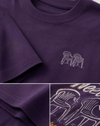 Building Ke Neeche Oversized Graphic T-Shirt in Black color option