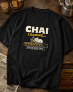 Chai Loadin oversized T-shirt in 240 GSM cotton by The Gully Store