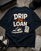 Drip On Loan oversized T-shirt in 240 GSM cotton by The Gully Store