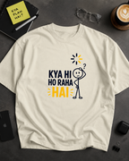 Kya Hi oversized T-shirt in 240 GSM cotton by The Gully Store