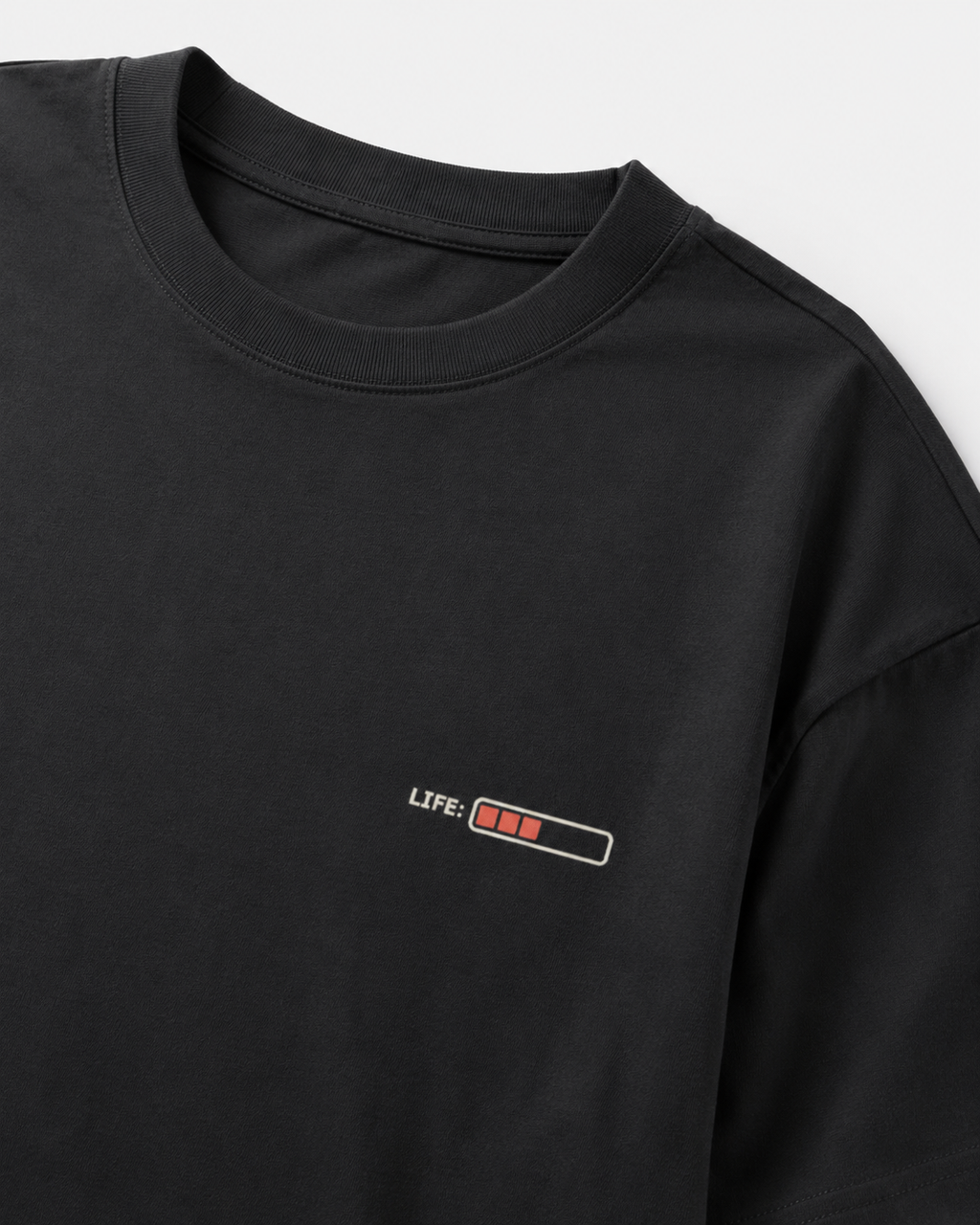 Navy Blue Life oversized T-shirt with relaxed unisex fit